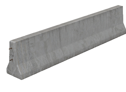 Barrera new jersey concreto