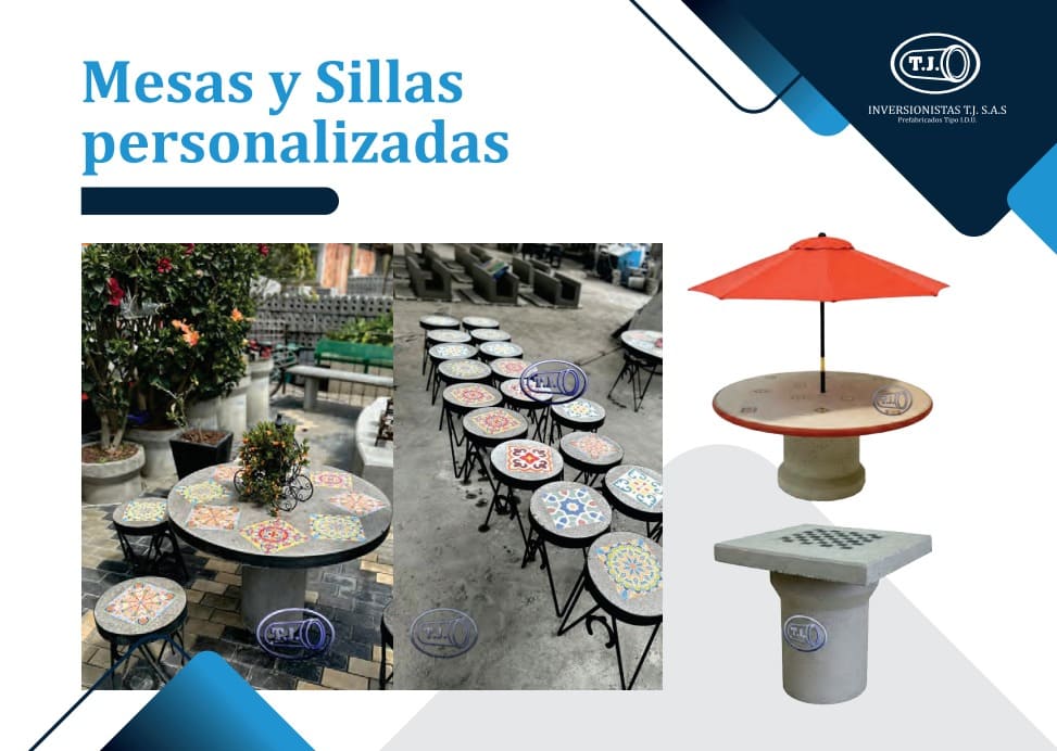 mesas-sillas-concreto-personalizadas mesas ajedrez, mesas de exterior y sillas en concreto personalizadas para parques y espacios exteriores