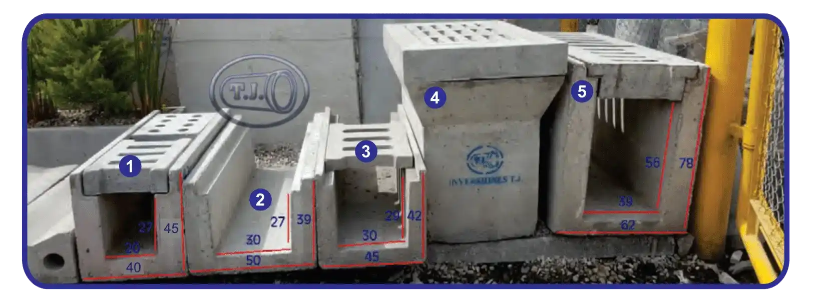 Carcamos-en-concreto-prefabricado Cárcamos en concreto prefabricado con tapa y rejilla para protección de ductos